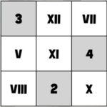 Puzzle de CHIFFRES ROMAINS