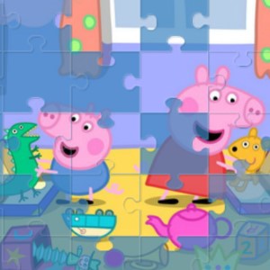 jeu de puzzle en ligne de Peppa Pig