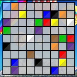 jeu de sudoku en couleur sans chiffres par jouer en ligne