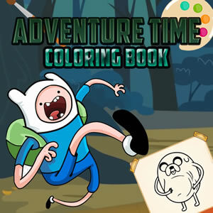 Adventure Time Coloriage