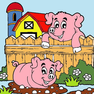 coloriage en ligne de ferme pour enfants