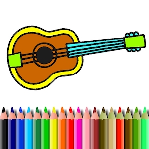 jeu coloriage instruments musique en ligne