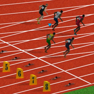 jeu de course d'athletisme