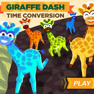 course de girafes: dites l'heure
