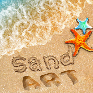 jeu de sand art