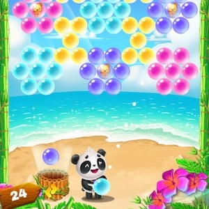 panda bubble rescue