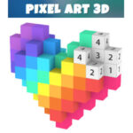 Dessins en 3D à Colorier: PIXEL ART 3D