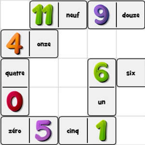 jeu de domino des chiffres en français en ligne