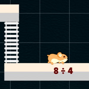 maths hamster: jeu de division en ligne
