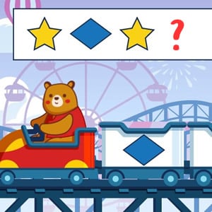 suites logiques de formes en ligne pour enfants