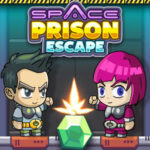 SPACE PRISON ESCAPE: Jeu Coopératif 2 Personnages