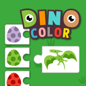 jeu 3 ans dino color