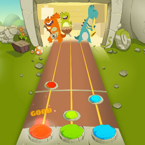 jeu de la musique Dino Rock