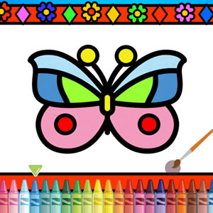 jeu de coloriage de papillons en ligne