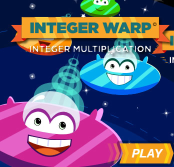 jeu de multiplication de nombres entiers Arcademics Integer Warp