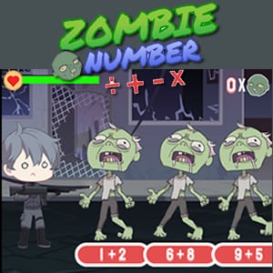 jeu de Calcul Mental de Zombie