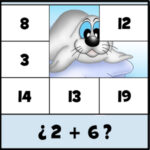 Puzzles d’ADDITION et SOUSTRACION de l’HIVER