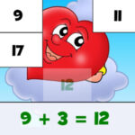 PUZZLES D’ADDITION : Saint-Valentin