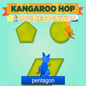 kangaroo hop arcademics jeu de course des formes