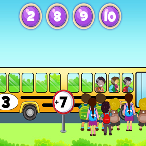 addition et soustraction avec le bus scolaire