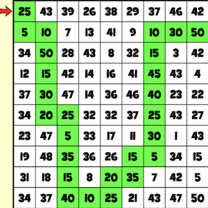 labyrinthe de multiples et diviseurs