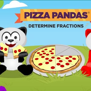 pizza pandas jeu en ligne de fractions Arcademics