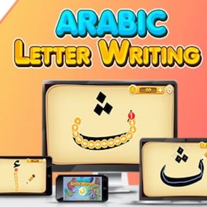 jeu écrire des lettres arabes