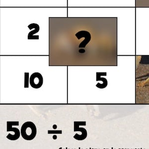 jeu de puzzles de division
