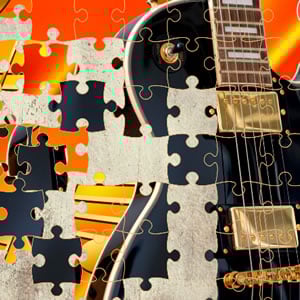puzzle de guitare