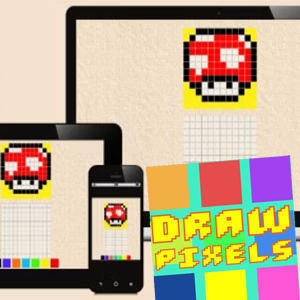 jeu de draw pixels en ligne