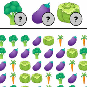 jeu de compter legumes