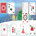 Solitaire avec Cartes de Noël