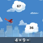 TABLE de 4 MULTIPLICATION: Attraper le nuage