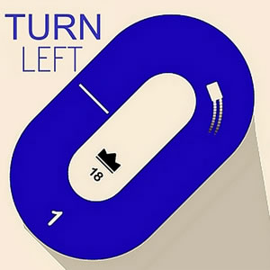 jeu turn left