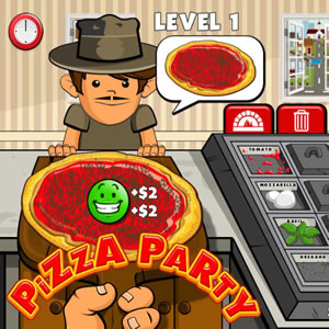 pizza party jeu en ligne