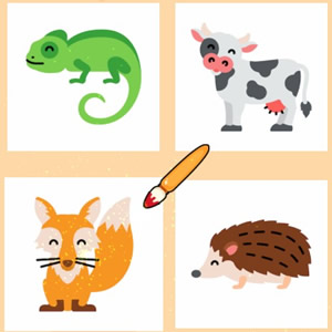 jeu peindre animaux en ligne enfants