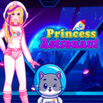 Trouver des objets dans l’espace: Astronaute Princesse