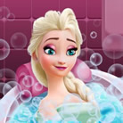 Elsa Frozen, Bain de beauté