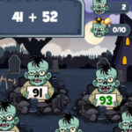 Whack the Zombie: Addition et soustraction jusqu’à 100