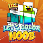 LET’S COLOR NOOB: Coloriage Minecraft