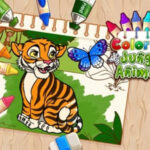 Coloriage des Animaux de la Jungle