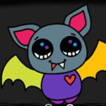 COLORIAGE de CHAUVE-SOURIS en ligne