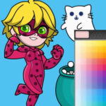 Coloriage de Chibi Superheroes