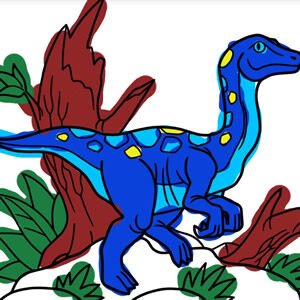 Coloriages De Dinosaures Par Numéros Pour Adultes