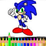 Coloriage Sonic