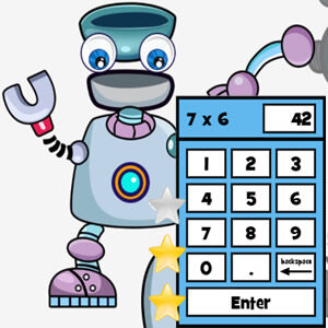 Construire un Robot: Tables de Multiplication