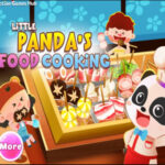 Cuisiner au Restaurant avec Bébé Panda