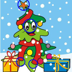 jeu des 10 differences noel