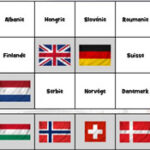 Puzzle des Drapeaux des Pays Européens