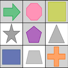 Puzzle de Pâques sur les Formes Géométriques sur